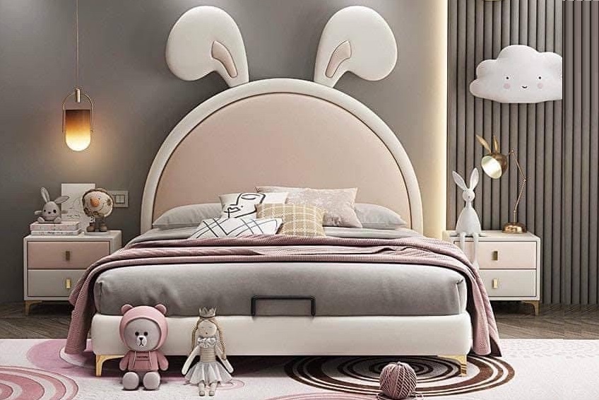 Giường bọc nệm trẻ em BF005