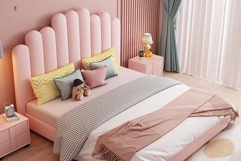 Giường bọc nệm trẻ em BM006