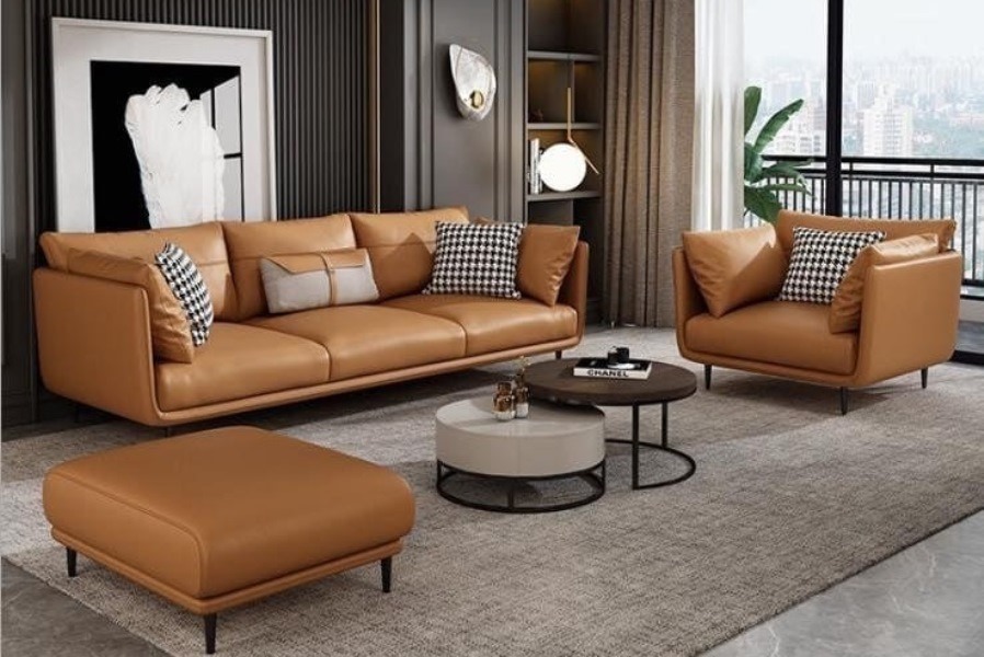 Ghế sofa Da CN cao cấp 3 chỗ ngồi S308006