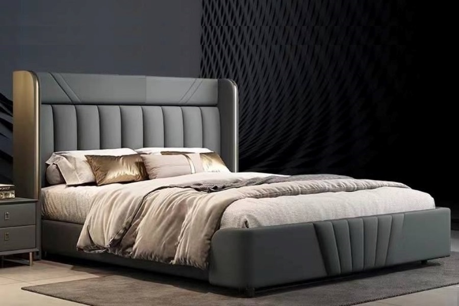 Giường bọc nệm cao cấp B0065