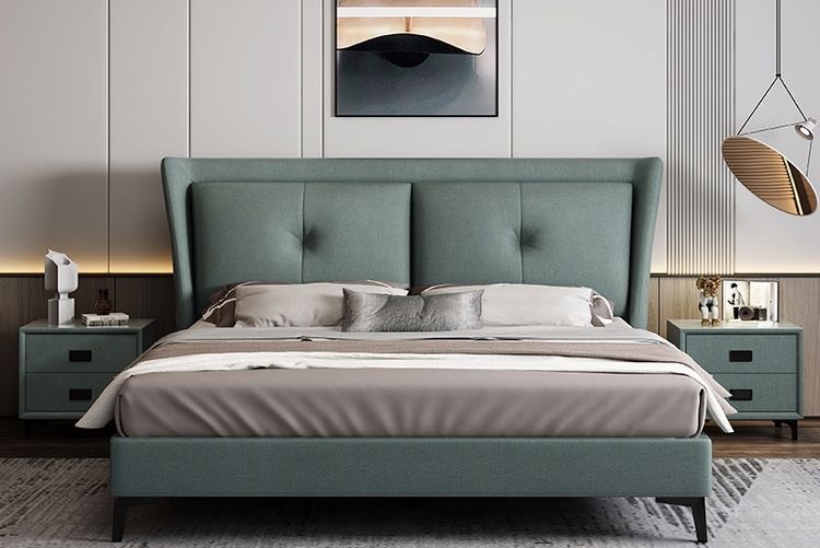 Giường bọc nệm cao cấp B0071