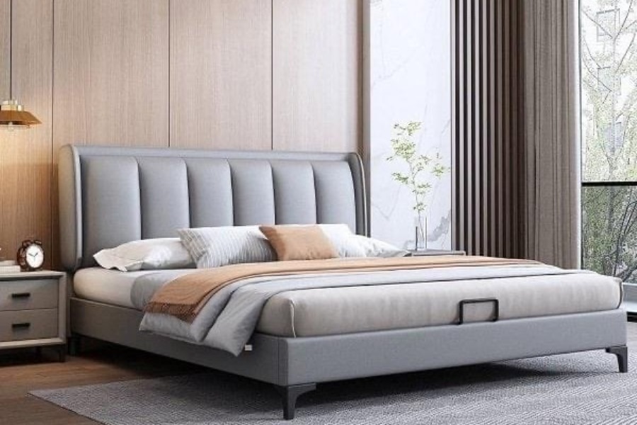 Giường bọc nệm cao cấp B0039