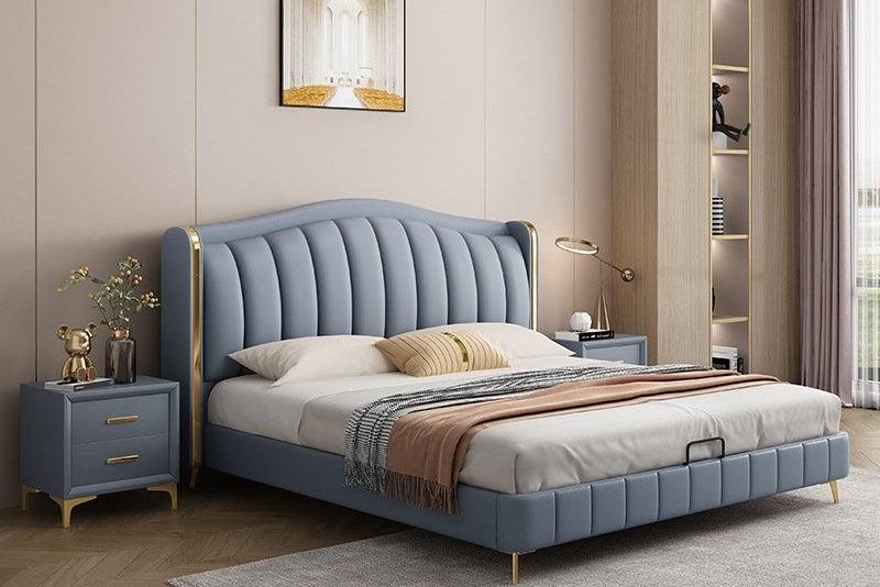 Giường bọc nệm cao cấp B0020