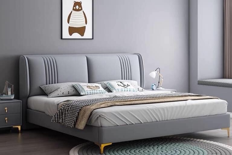Giường bọc nệm cao cấp B0080