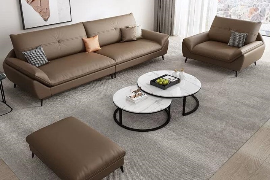 Ghế sofa Da CN cao cấp 3 chỗ ngồi S308008